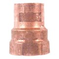 B & K Nibco 3/4 in. Copper X 3/4 in. D FIP Copper Pipe Adapter W01070T